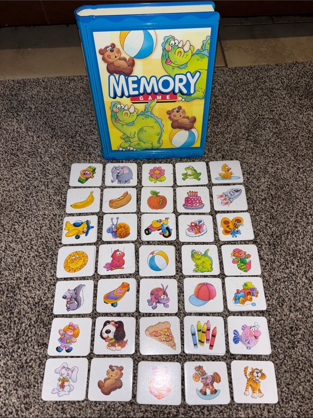 VTG Memory Matching Game Classic Preschool Bookshelf Edition Collectible 2006